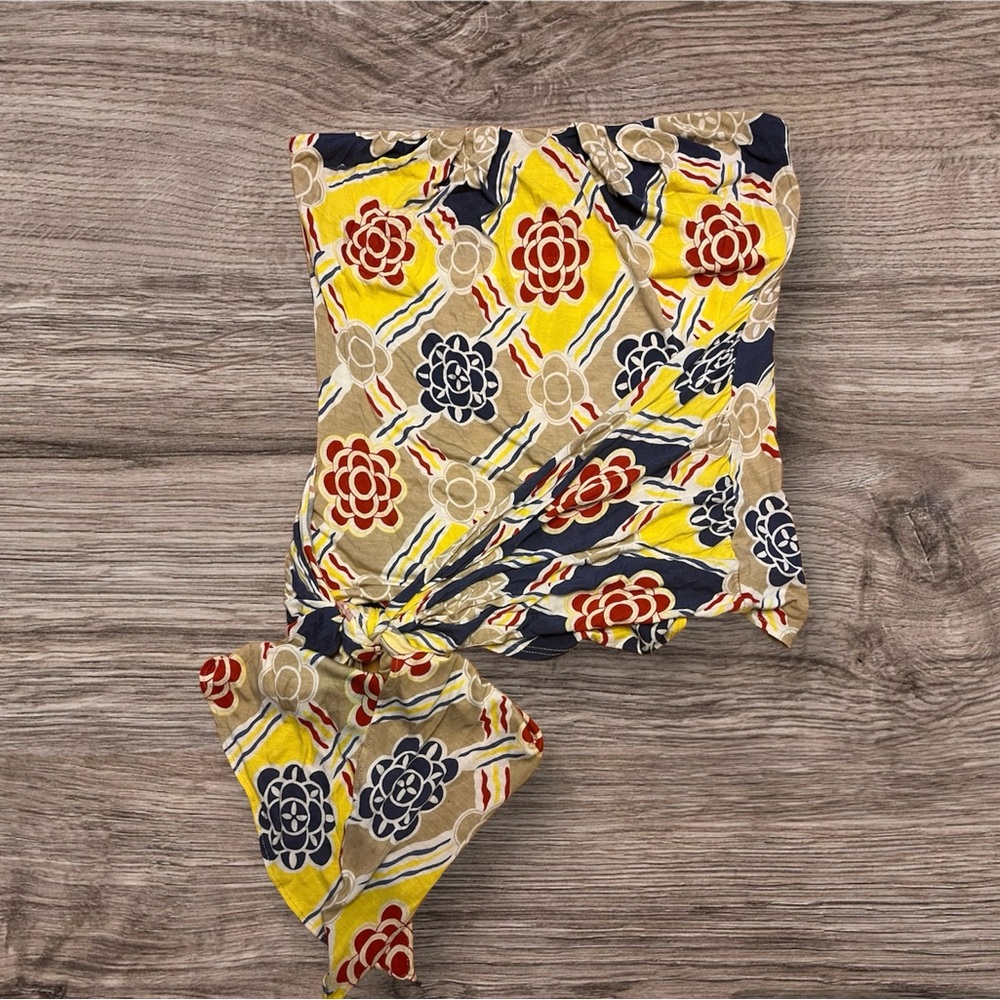 Anthropologie Ric Rac Strapless Wrap Top